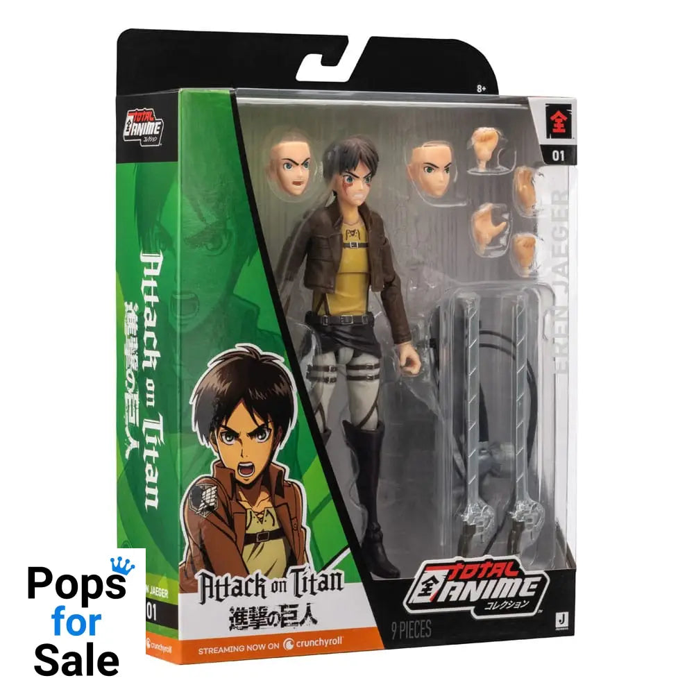 Attack on Titan Total Anime Action Figure Eren Jaeger 17 cm
