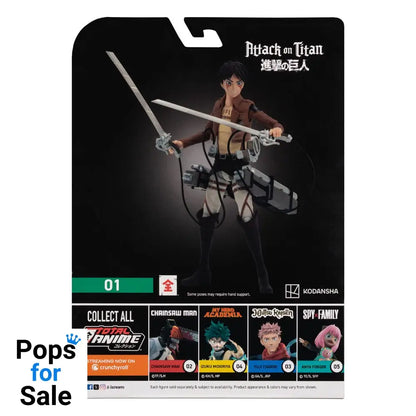 Attack on Titan Total Anime Action Figure Eren Jaeger 17 cm