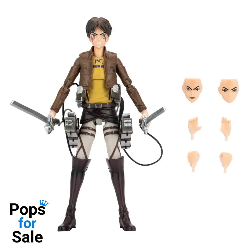 Attack on Titan Total Anime Action Figure Eren Jaeger 17 cm Statues