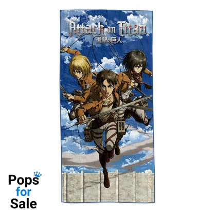Attack on Titan Towel Eren, Mikasa & Armin 150 x 75 cm