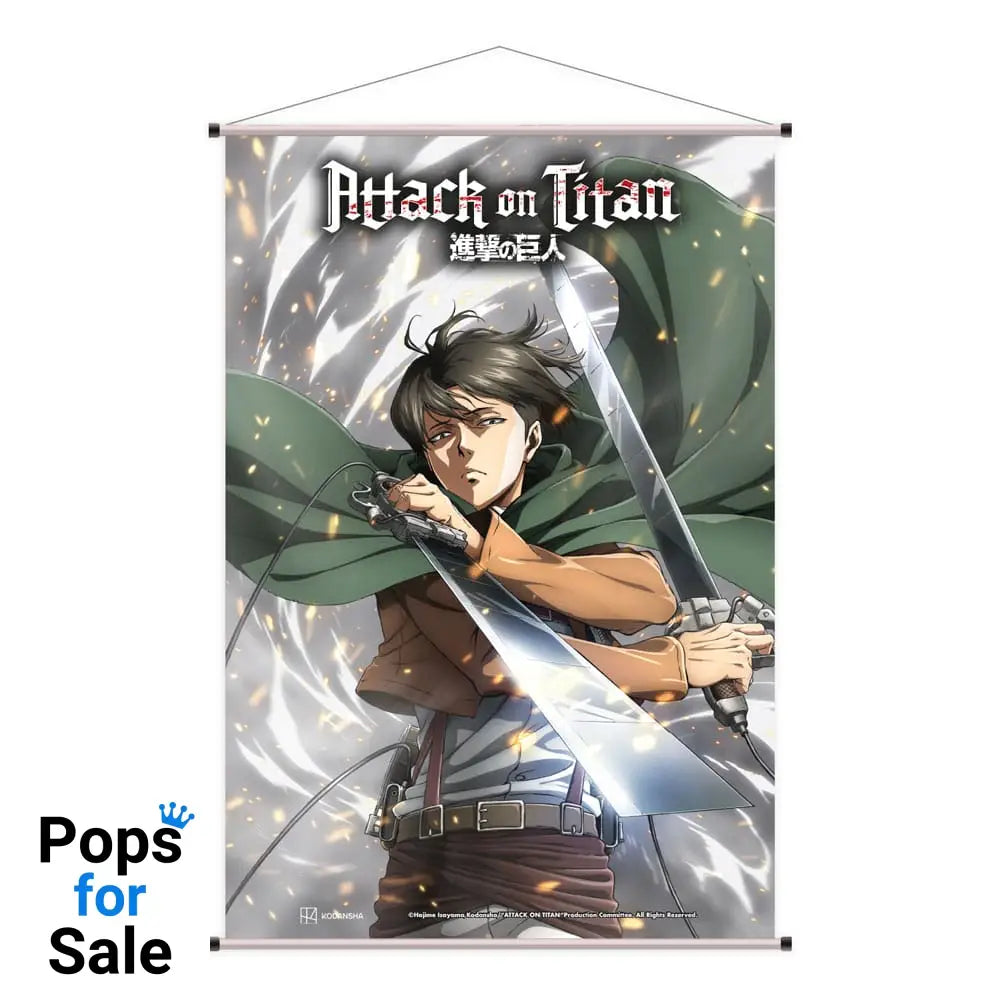 Attack on Titan Wallscroll Levi Ackermann 60 x 90 cm Posters & Wallscrolls