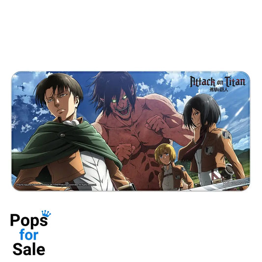 Attack on Titan XXL Mousepad Eren, Mikasa, Armin, Levi