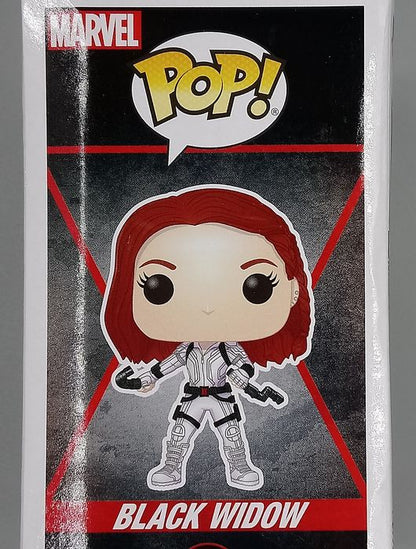 #604 Black Widow (White) - Marvel Black Widow - Box Damaged Funko POP