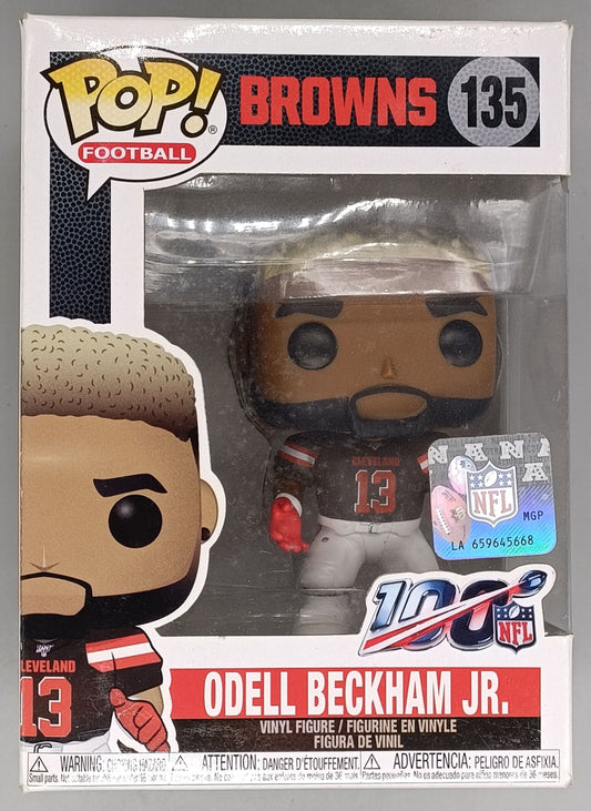 135 Odell Beckham Jr. (Cleveland Browns) - NFL - Funko POP - Box Damaged
