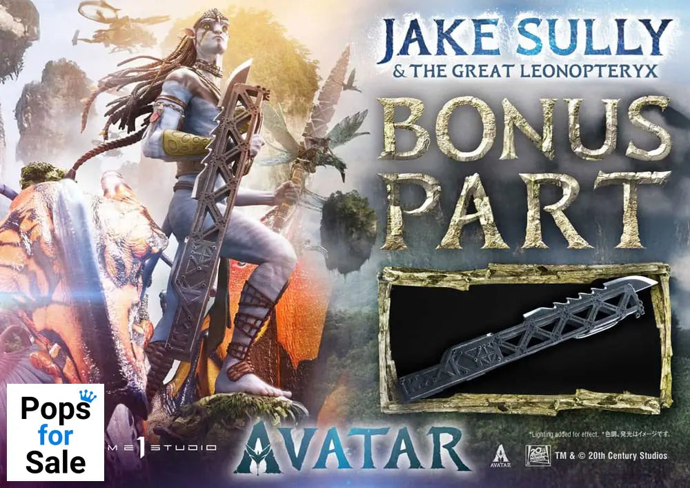 Avatar (Film) Real Elite Masterline Series Statue 1/4 Jake Sully & The Great Leonopteryx Deluxe Bonus Ver. 87 cm