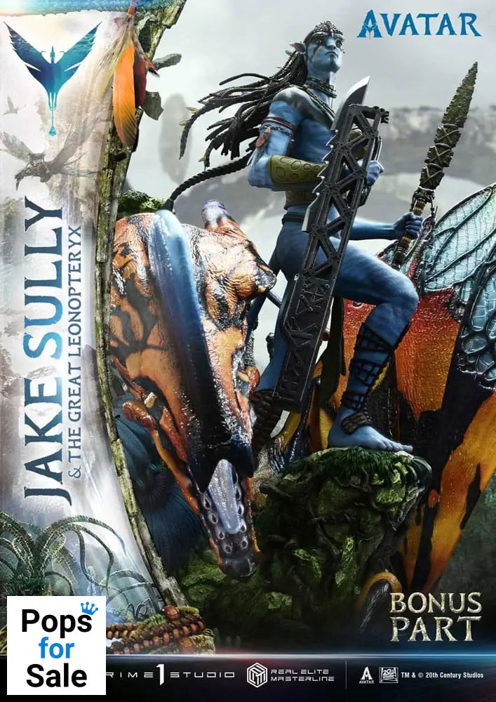 Avatar (Film) Real Elite Masterline Series Statue 1/4 Jake Sully & The Great Leonopteryx Deluxe Bonus Ver. 87 cm