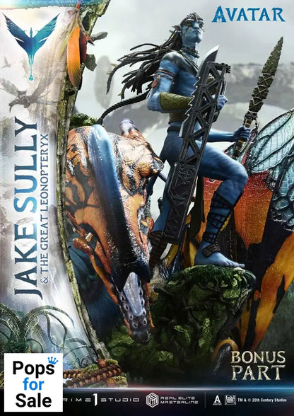 Avatar (Film) Real Elite Masterline Series Statue 1/4 Jake Sully & The Great Leonopteryx Deluxe Bonus Ver. 87 cm