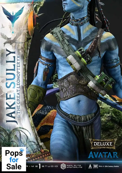 Avatar (Film) Real Elite Masterline Series Statue 1/4 Jake Sully & The Great Leonopteryx Deluxe Ver. 87 cm