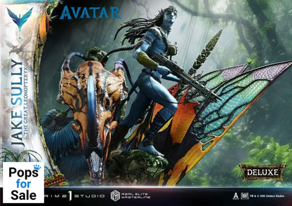 Avatar (Film) Real Elite Masterline Series Statue 1/4 Jake Sully & The Great Leonopteryx Deluxe Ver. 87 cm