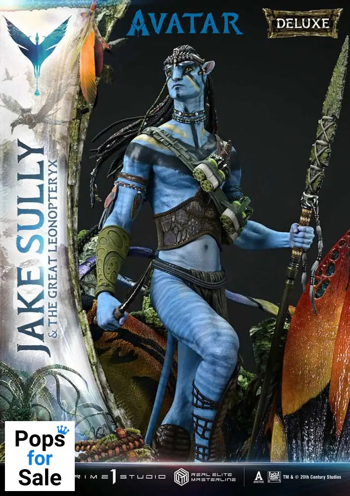 Avatar (Film) Real Elite Masterline Series Statue 1/4 Jake Sully & The Great Leonopteryx Deluxe Ver. 87 cm