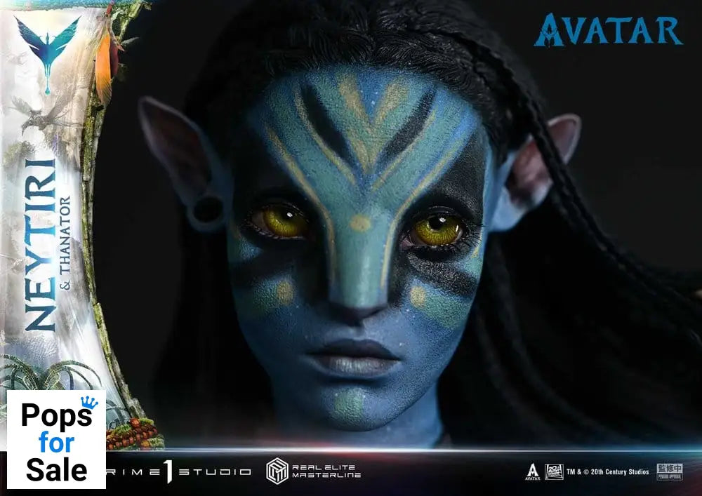 Avatar (Film) Real Elite Masterline Series Statue 1/4 Neytiri & Thanator 75 cm