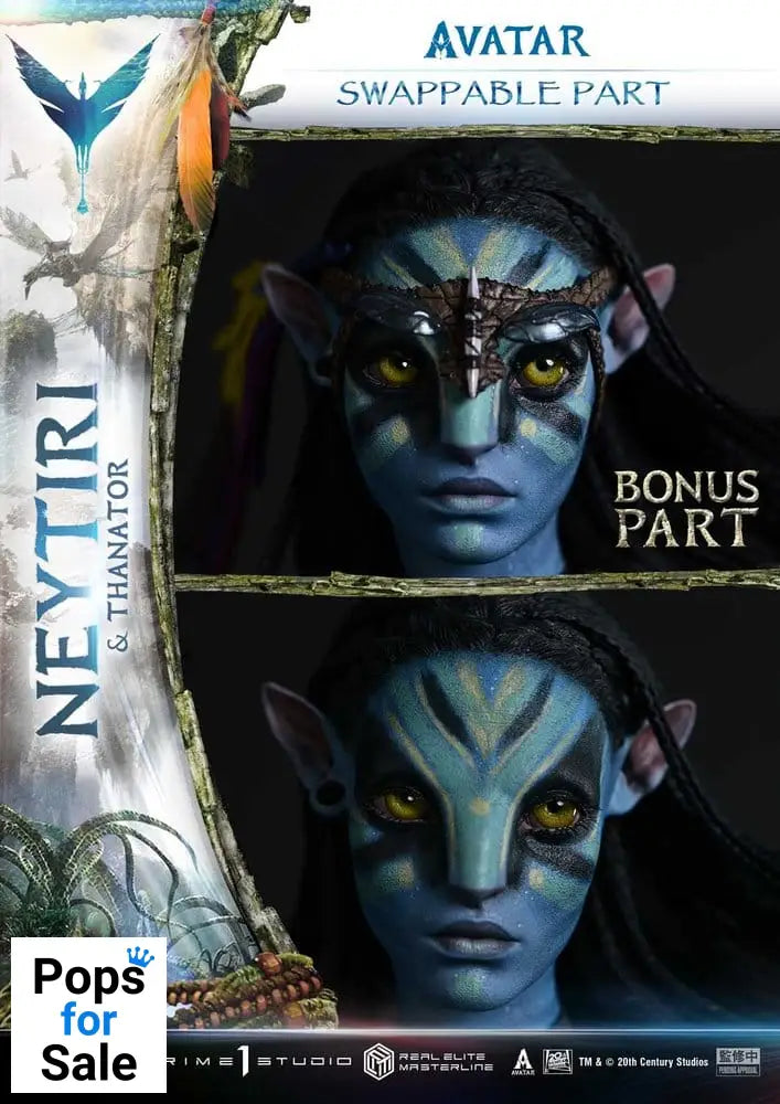 Avatar (Film) Real Elite Masterline Series Statue 1/4 Neytiri & Thanator Deluxe Bonus Version 75 cm