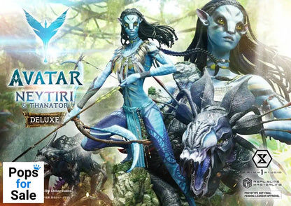 Avatar (Film) Real Elite Masterline Series Statue 1/4 Neytiri & Thanator Deluxe Bonus Version 75 cm
