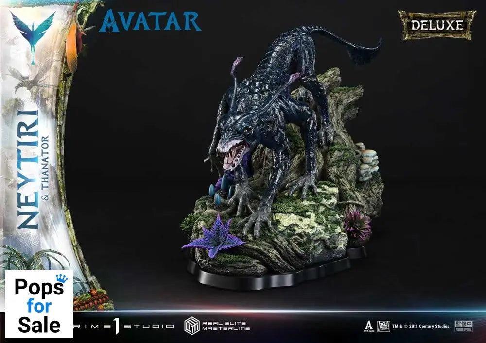 Avatar (Film) Real Elite Masterline Series Statue 1/4 Neytiri & Thanator Deluxe Bonus Version 75 cm