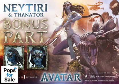 Avatar (Film) Real Elite Masterline Series Statue 1/4 Neytiri & Thanator Deluxe Bonus Version 75 cm