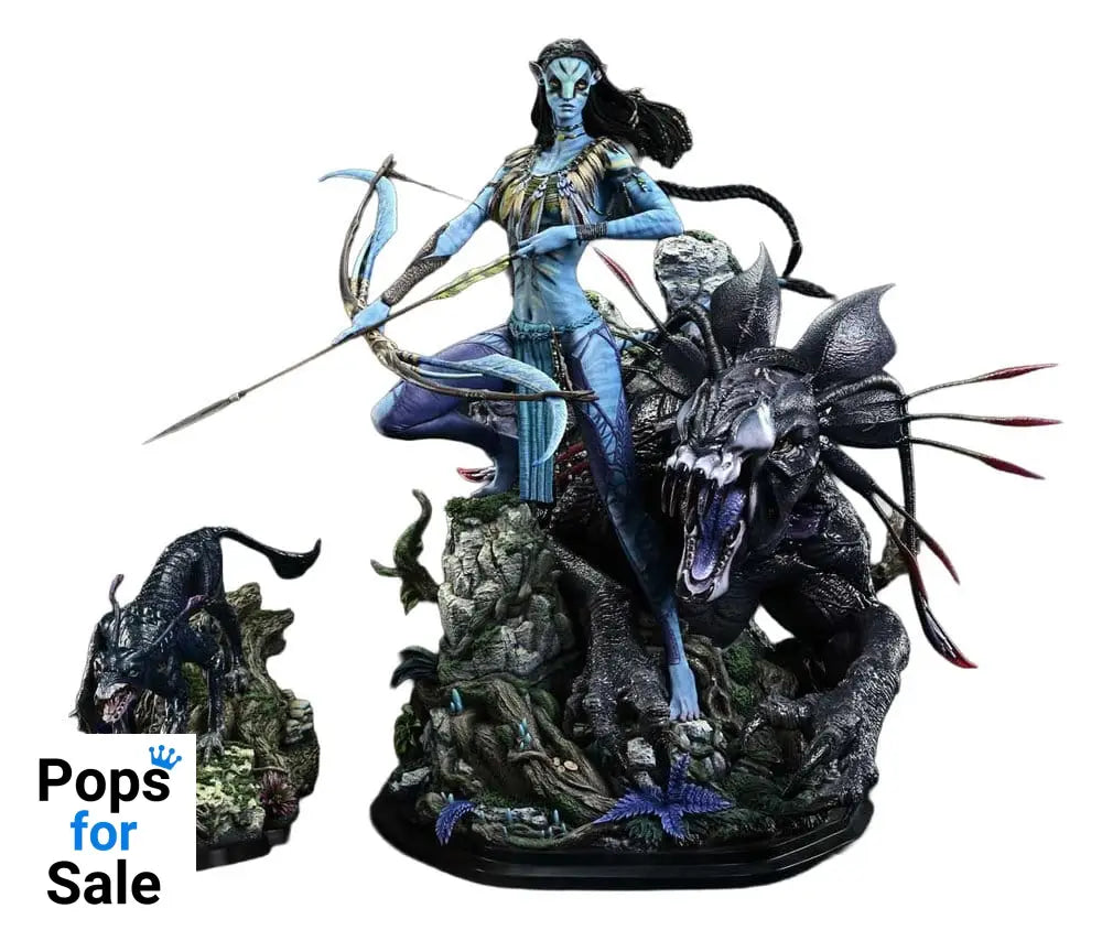 Avatar (Film) Real Elite Masterline Series Statue 1/4 Neytiri & Thanator Deluxe Version 75 cm