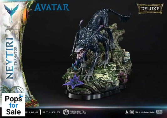 Avatar (Film) Real Elite Masterline Series Statue 1/4 Neytiri & Thanator Deluxe Version 75 cm