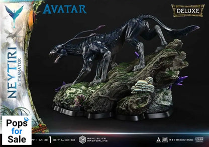 Avatar (Film) Real Elite Masterline Series Statue 1/4 Neytiri & Thanator Deluxe Version 75 cm