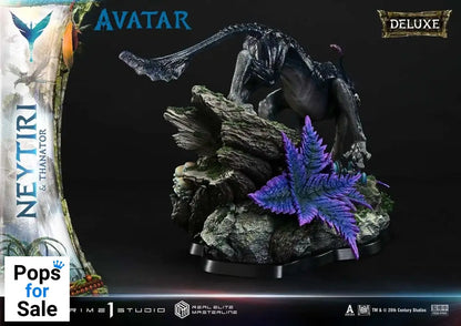 Avatar (Film) Real Elite Masterline Series Statue 1/4 Neytiri & Thanator Deluxe Version 75 cm
