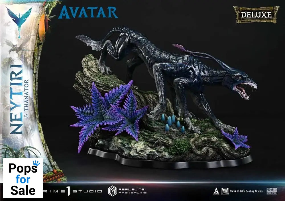 Avatar (Film) Real Elite Masterline Series Statue 1/4 Neytiri & Thanator Deluxe Version 75 cm