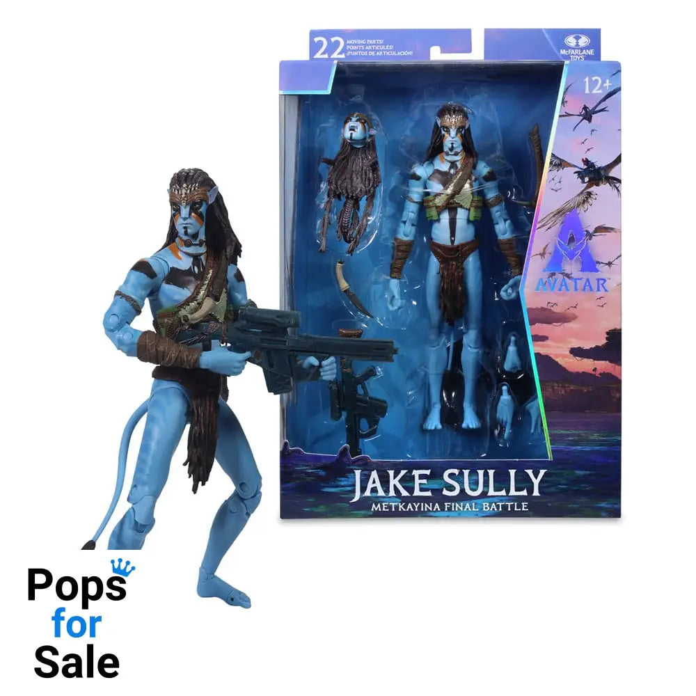 Avatar: Fire and Ash Action Figure Jake Sully (Metkayina Final Battle) 18 cm