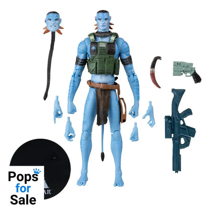 Avatar: Fire and Ash Action Figure Quaritch (Ash Recom) (Gold Label) 18 cm