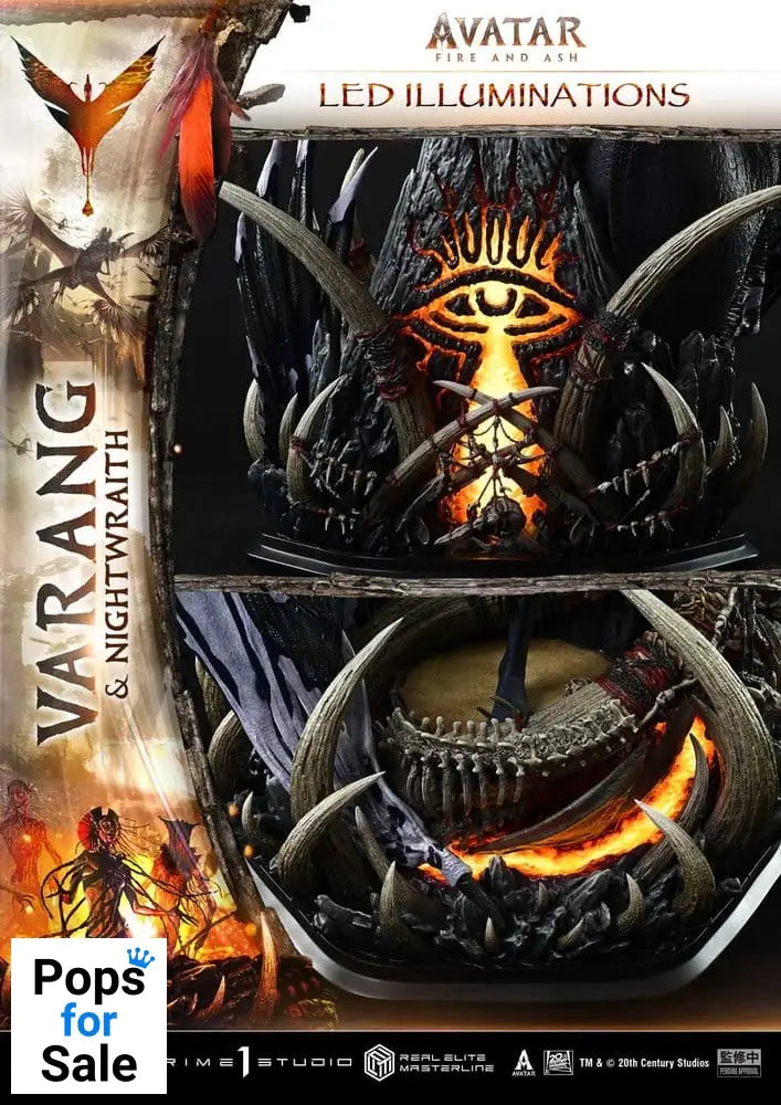 Avatar: Fire and Ash (Film) Real Elite Masterline Series Statue 1/4 Varang & Nightwraith Avatar Legacy Collection 96 cm