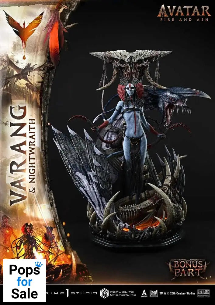 Avatar: Fire and Ash (Film) Real Elite Masterline Series Statue 1/4 Varang & Nightwraith Avatar Legacy Collection Bonus Version 96 cm