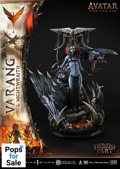 Avatar: Fire and Ash (Film) Real Elite Masterline Series Statue 1/4 Varang & Nightwraith Avatar Legacy Collection Bonus Version 96 cm