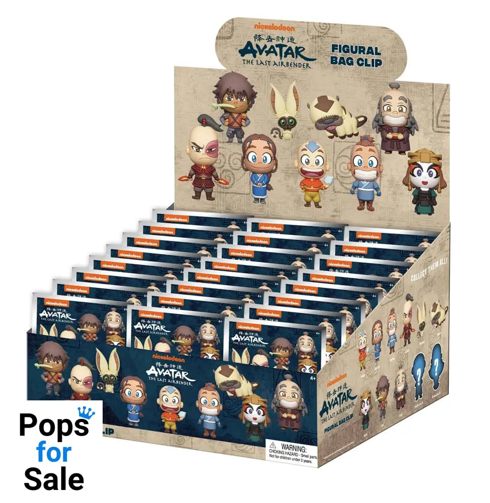 Avatar: The Last Airbender 3D PVC Bag Clips Series 1 Display (24)