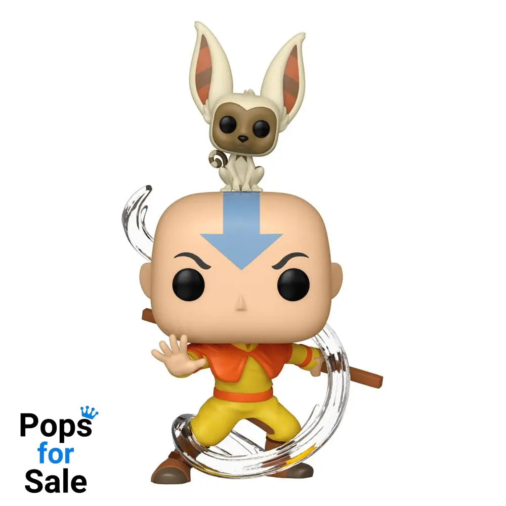 Avatar The Last Airbender POP! Animation Vinyl Figure Aang w/ Momo 9 cm