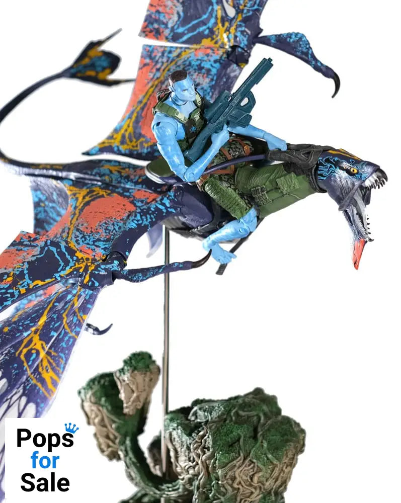 Avatar: The Way of Water Action Figure Recom Quaritch & RDA Banshee (Gold Label)