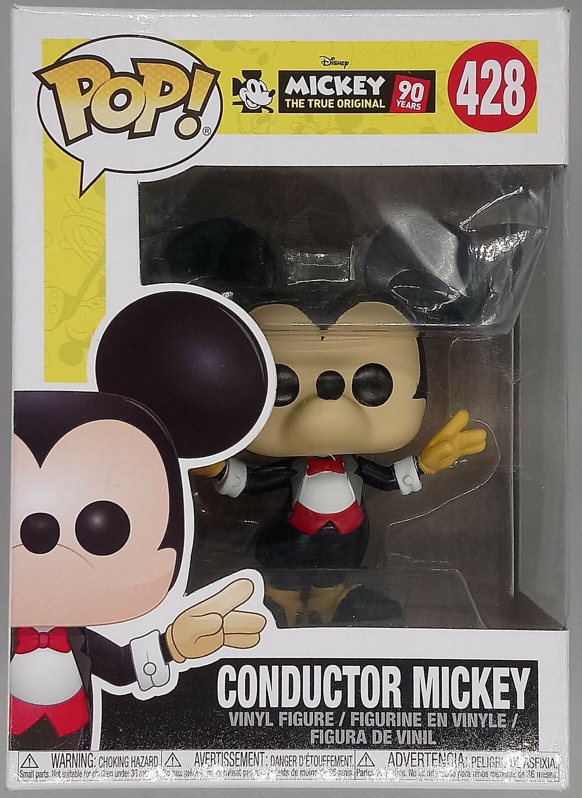 428 Conductor Mickey Disney Mickey's 90th Anniversary Funko POP