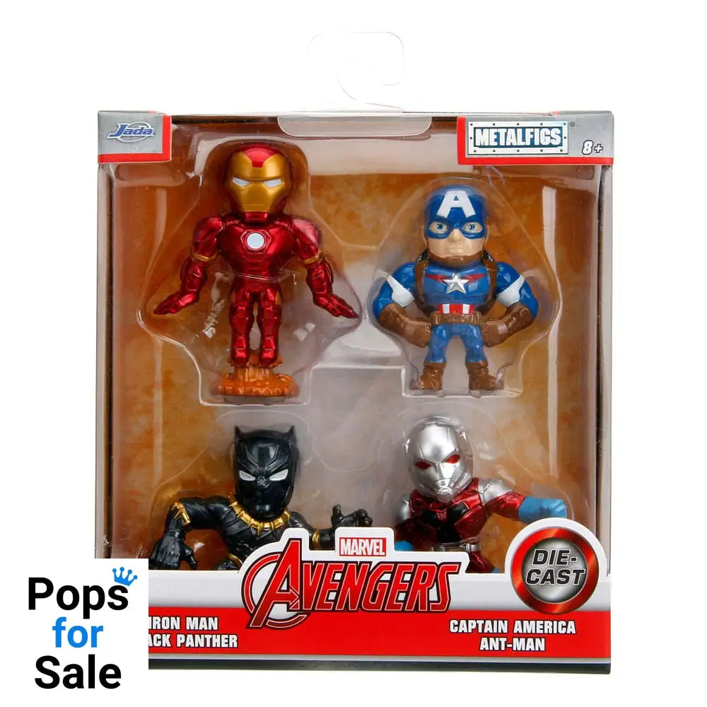 Avengers Nano Metalfigs Diecast Mini Figures 4-Pack 6 cm