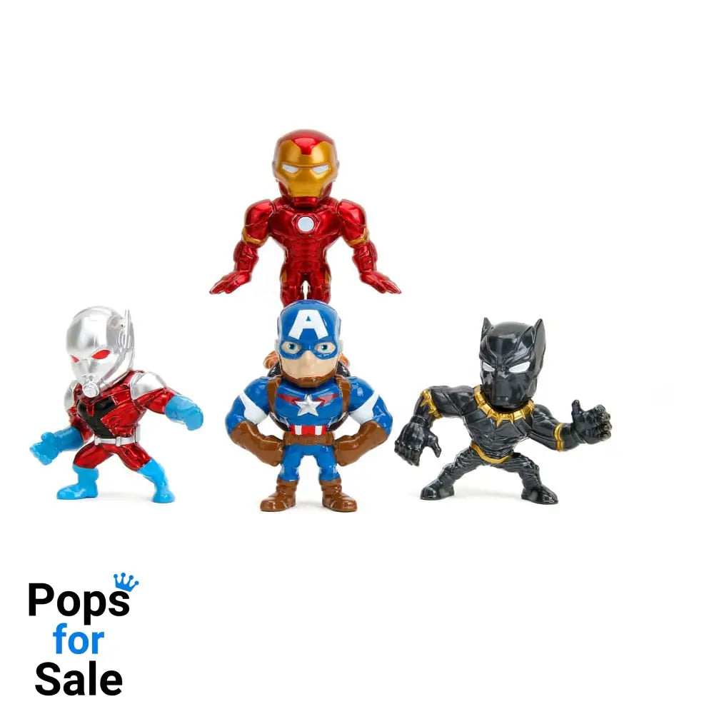 Avengers Nano Metalfigs Diecast Mini Figures 4-Pack 6 cm Mini-figures
