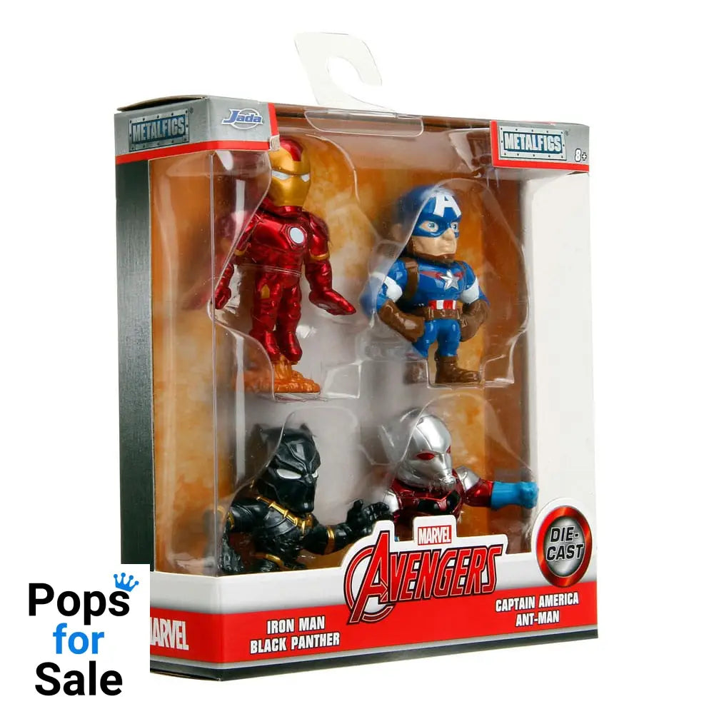 Avengers Nano Metalfigs Diecast Mini Figures 4-Pack 6 cm