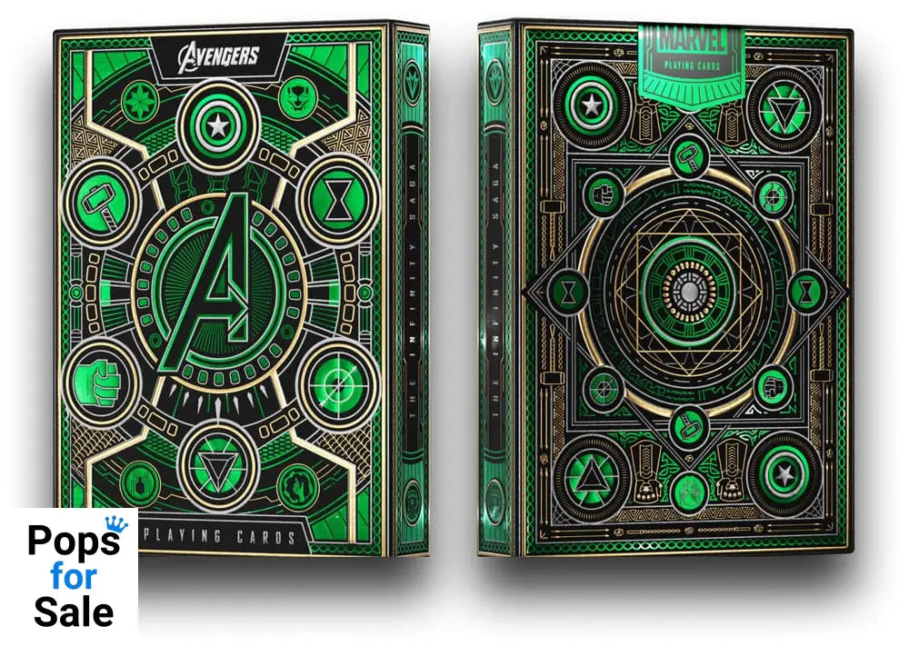 Avengers - The Infinity Saga Playing Cards Green Version Playing cards