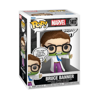 1417 Bruce Banner (You Wont Like Me When I'm Angry) Marvel Funko POP - Brand New