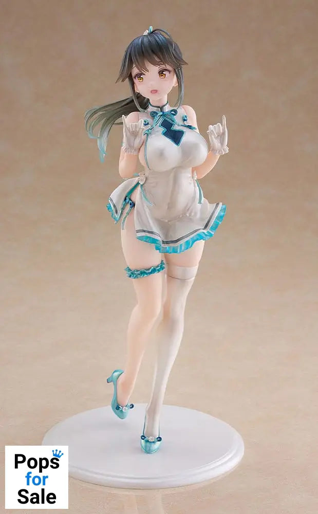 Avian Romance Pink Label 5 PVC Statue 1/6 Ponytail Girl: Qipao 29 cm
