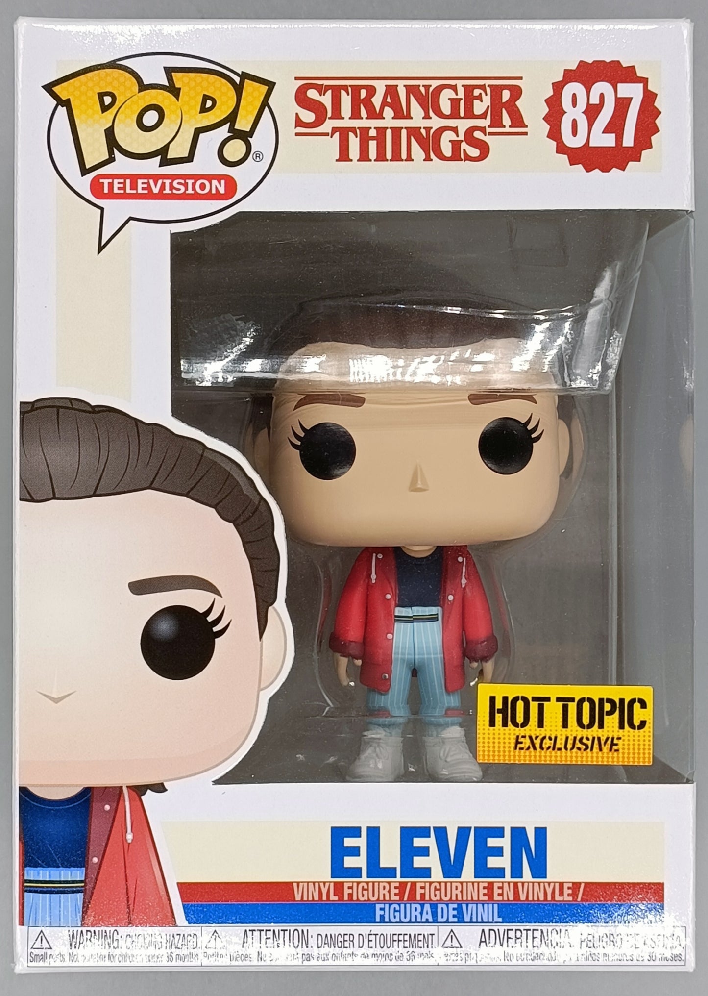 #827 Eleven (w/ Slicker) - Stranger Things Funko POP