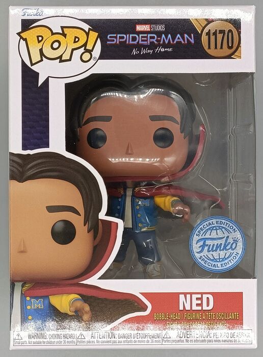 1170 Ned (w/ Cloak) Marvel Spider-Man No Way Home Funko POP - Brand New