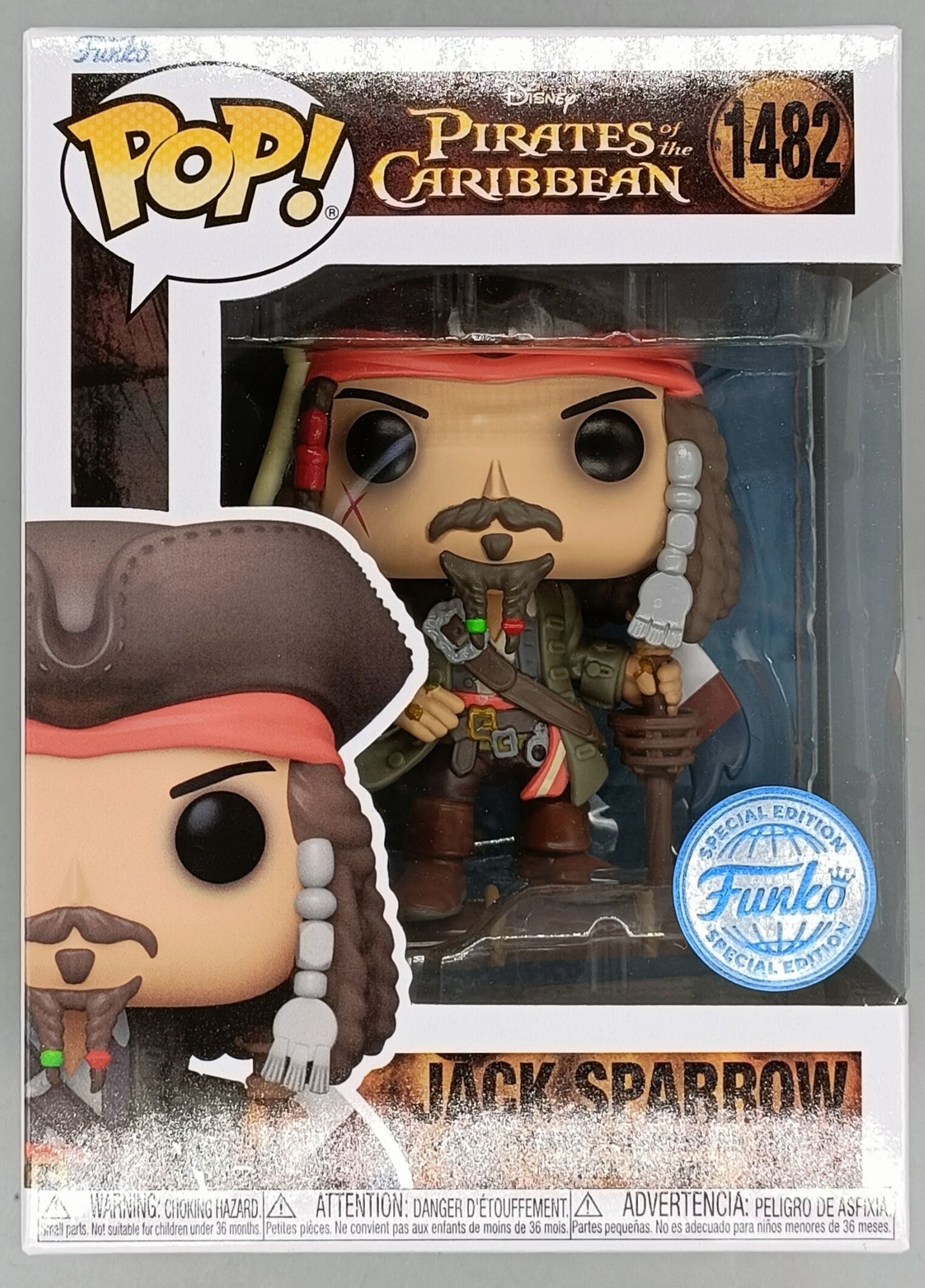 1482 Jack Sparrow - Disney Pirates of the Caribbean Funko POP