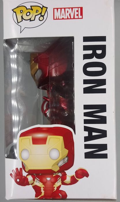 [2 Pack] Captain America/Iron Man (Action Pose) Marve Box Damaged Funko POP