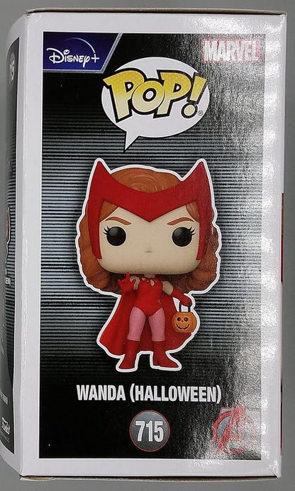 715 Halloween Wanda - Marvel Wandavision - Damaged Box Funko POP