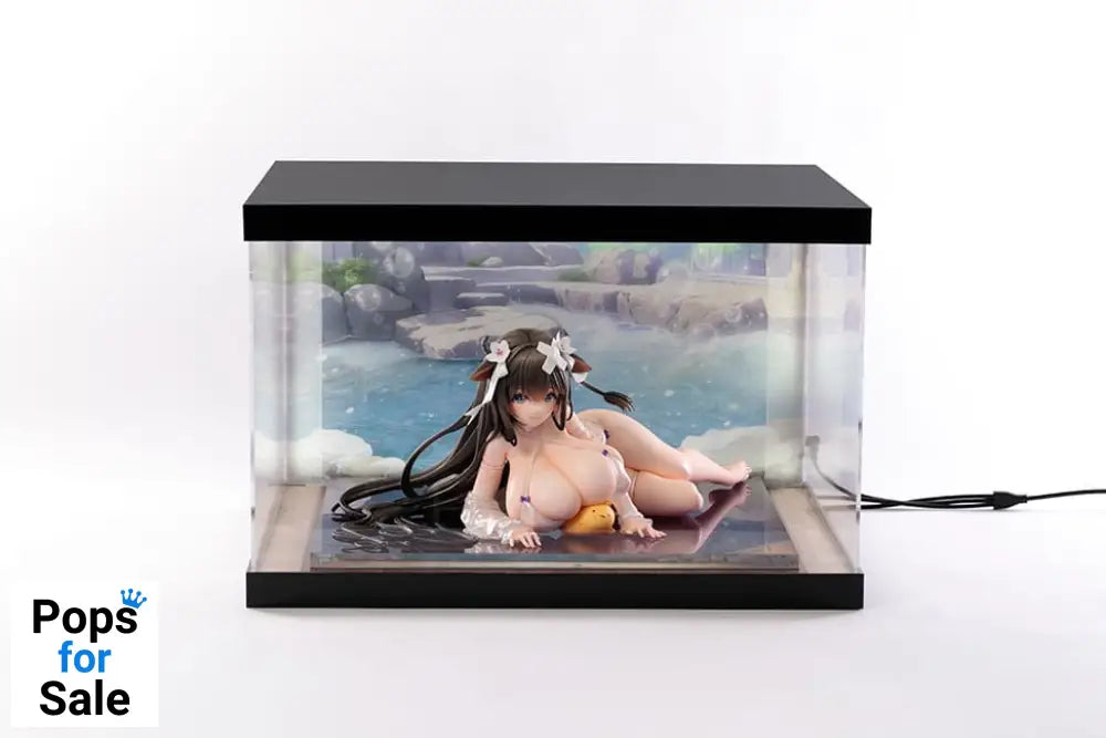 Azur Lane Acrylic Display Case with Lighting for figure Kashino Hot Springs Relaxation