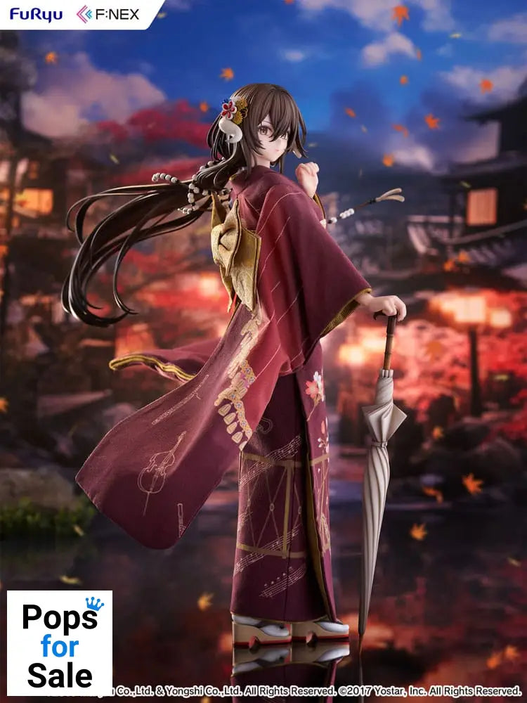 Azur Lane F:Nex PVC Statue 1/4 Mikasa blue flower komachi Ver. Japanese Doll 43 cm