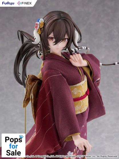 Azur Lane F:Nex PVC Statue 1/4 Mikasa blue flower komachi Ver. Japanese Doll 43 cm