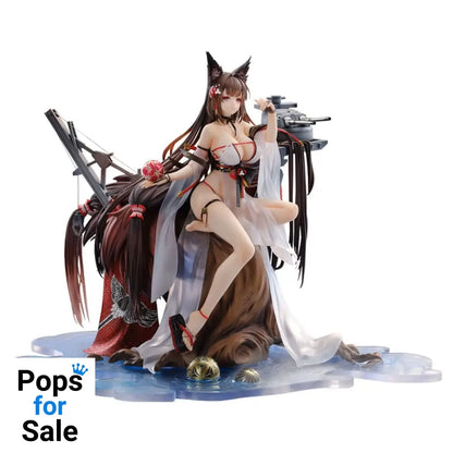 Azur Lane PVC Statue 1/7 Amagi Wending Waters Serene Lotus Ver. Acrylic Special Edition w/Display 25 cm