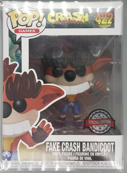 422 Fake Crash Bandicoot - Crash Bandicoot Funko POP