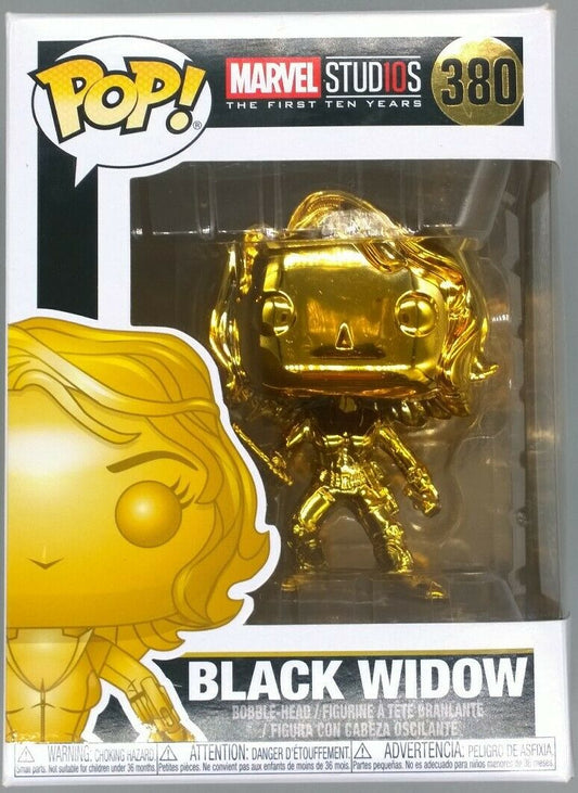 #380 Black Widow (Gold) - Chrome - Marvel Studios 10 Funko POP